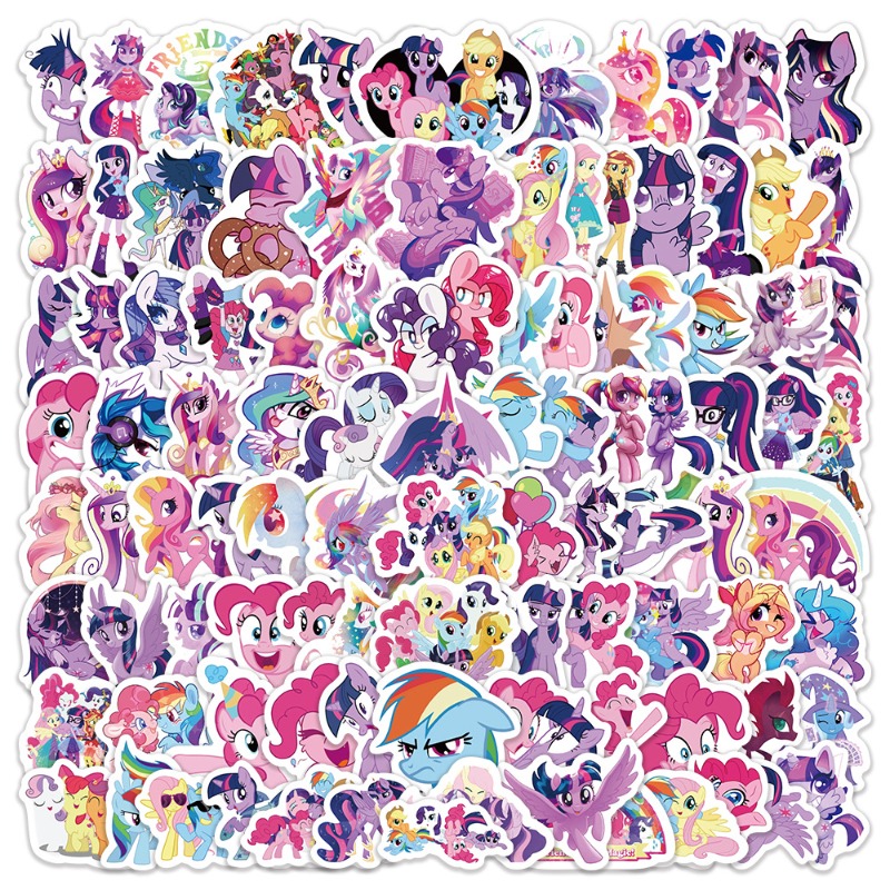 100pcs Cartoon My Little Ponys - Original Anime Merchandise review and price