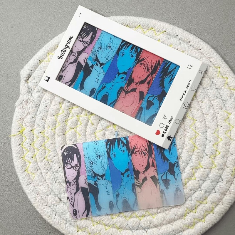 EVA Cards Shinji Rei Asuka Lan - Evangelion Anime Merchandise review and price